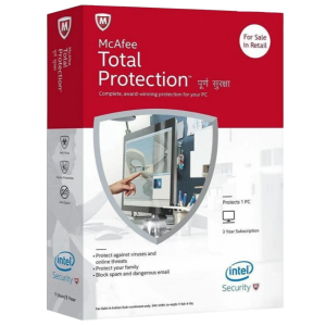 McAfee Total Protection – 1 Year / 5 Devices